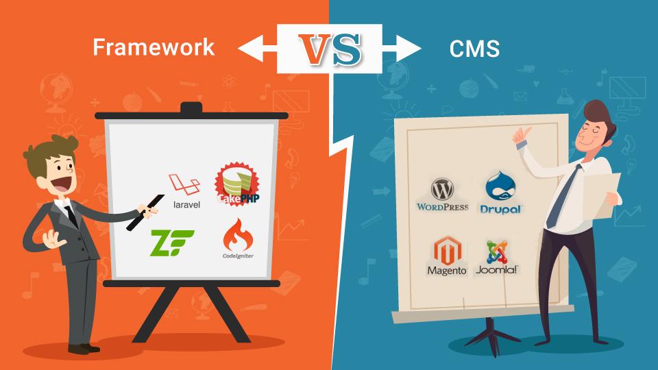 Framework Vs CMS–What is a Developer’s Choice?