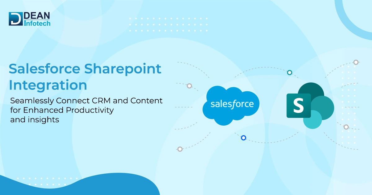 Salesforce sharepoint integration services dean infotech